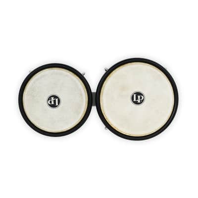 Latin Percussion 6 1/4-Inch and 7 1/4-Inch Bongos with Carrying Bag and Tuning Wrench (Slate Grey) image 6