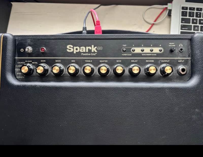 Positive Grid Spark 40 40-Watt 2x4" Modeling Guitar Combo 2020 - Present - Black image 1