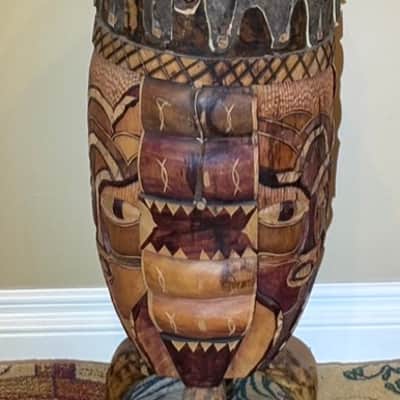 Beautiful Genuine African Handcrafted Drum Percussion Instrument image 10