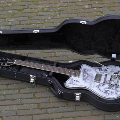 Duesenberg Alliance Series Johnny Depp - Aluminium plate with Johnny Depp tattoo artwork image 15