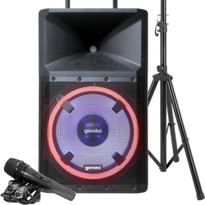 Gemini GSP-L2200PK 15" Ultra Powerful Bluetooth 2200 Watt Peak Speaker image 1