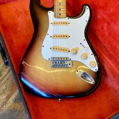 Fernandes Burny Custom strat 1976 Sunburst original vintage mij japan 1970’s Stratocaster image 3