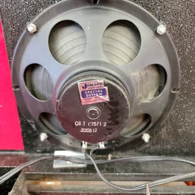 Silvertone 1452 Hornet Electric Guitar Amp In Case 1967 Red Burst All Original Great Condition image 13