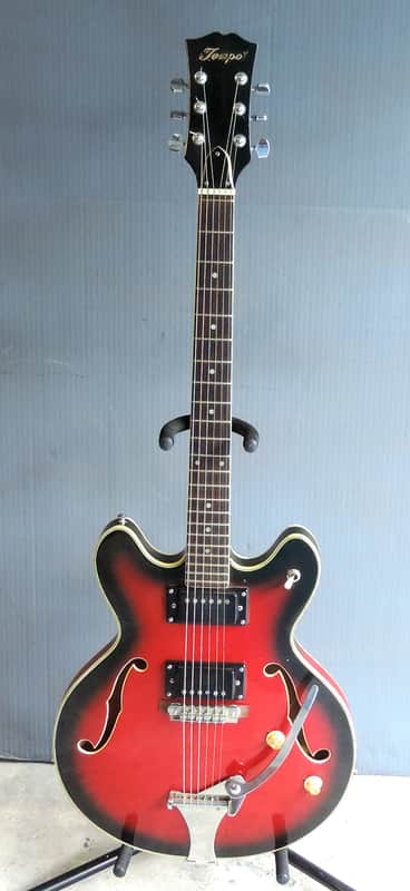 Tempo ES-335 style 1970's 2 Color Sunburst image 1