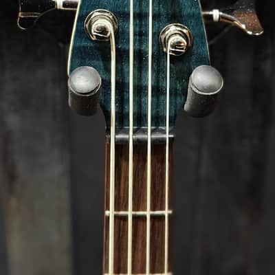 Yamaha TRBX604FM 4-string Bass Guitar - Indigo Blue 2025 image 3