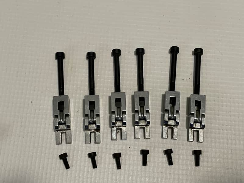1980's Kramer Era Guitar Made in Germany Original Floyd Rose Complete Chrome Saddles image 1