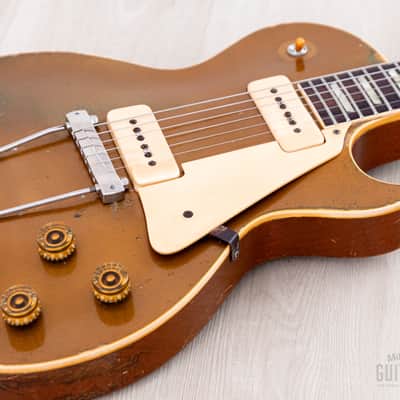 1952 Gibson Les Paul Standard Goldtop Vintage Guitar w/ Lifton Case image 7