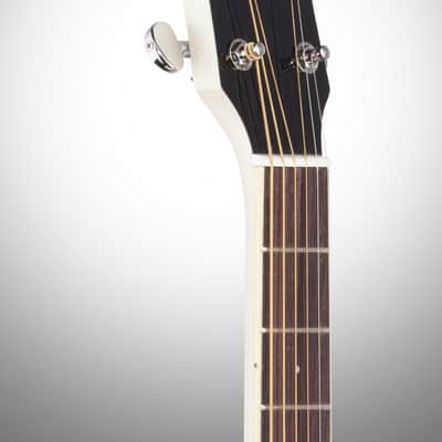 Yamaha APX-600 Acoustic-Electric Guitar, Vintage White image 6