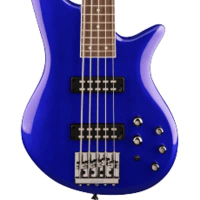 Jackson JS Series Spectra Bass Guitar JS3V, Laurel Fingerboard, Indigo Blue image 1
