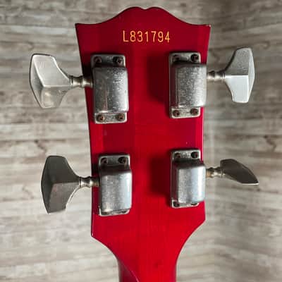 Greco EB-550 SG Bass 1983 - Cherry Red image 16