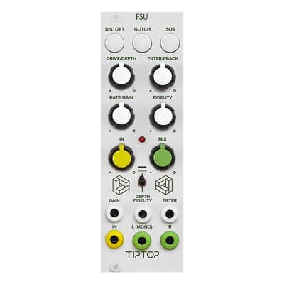 TipTop Audio FSU Eurorack Granular Distortion & Delay Module (White) image 2