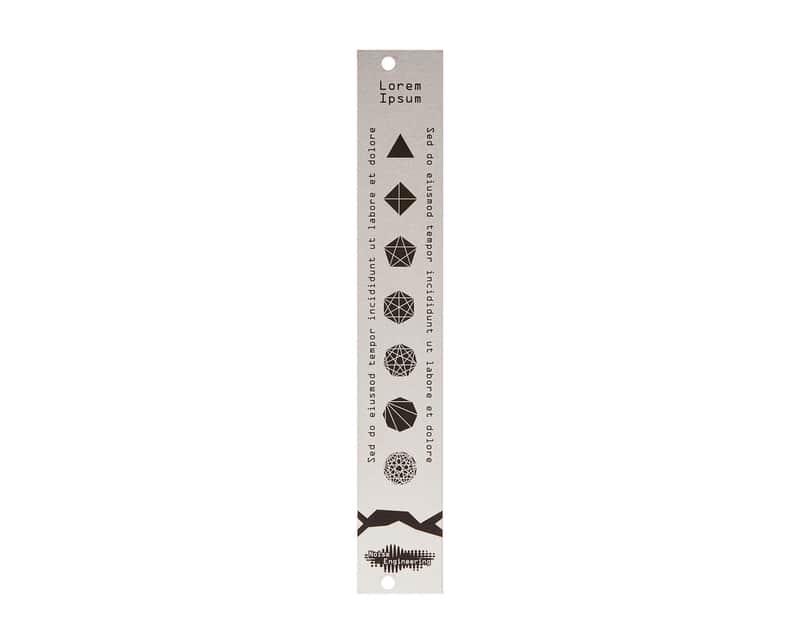 Noise Engineering Lorem Ipsum 4hp Blank Panel - Silver image 1