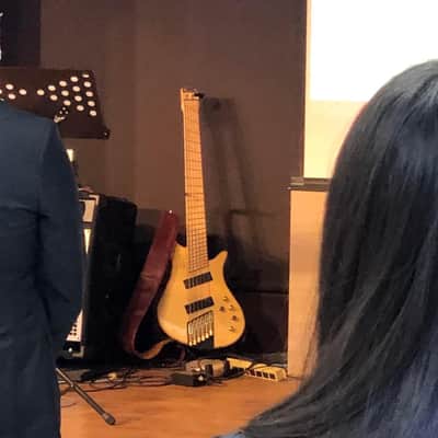Impossible@bass™ ‎בְּצַלְאֵל Impossible@Headless Fanfret (V5) 6 strings with Bartolini + GhostFire Bullet 3.0 padded  Super Thick GigBag - Safe Shipping image 4