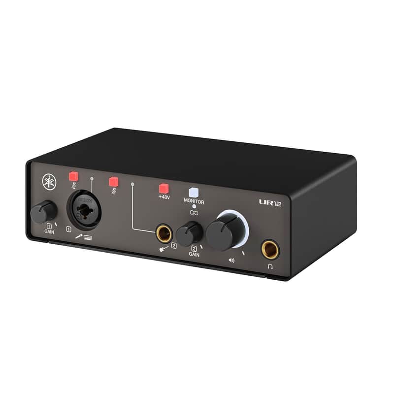 Yamaha UR12-MK3 USB-C Audio Interface - Black image 1