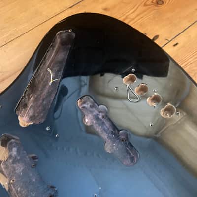 1970s Vintage Hohner Japan Jazz Bass Guitar Body Roadworn image 22