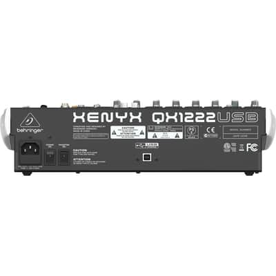 Behringer Xenyx QX1222USB Premium 16-Input 2/2-Bus Mixer with Xenyx Mic Preamps and Compressors, KLARK TEKNIK Multi-FX Processor, Wireless Option image 8