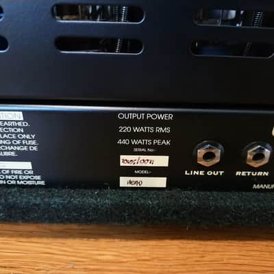 Trace Elliot V-Type V4 220W Tube Bass Amp Head 1996 image 9