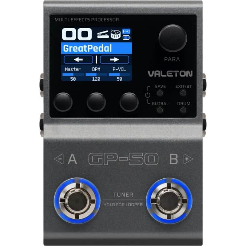 Valeton GP-50 Guitar Multi-Effects Processor / IR Loader Pedal with SnapTone Technology image 1