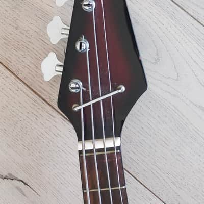 Teisco SG BASS 24" 1960s redburst image 8