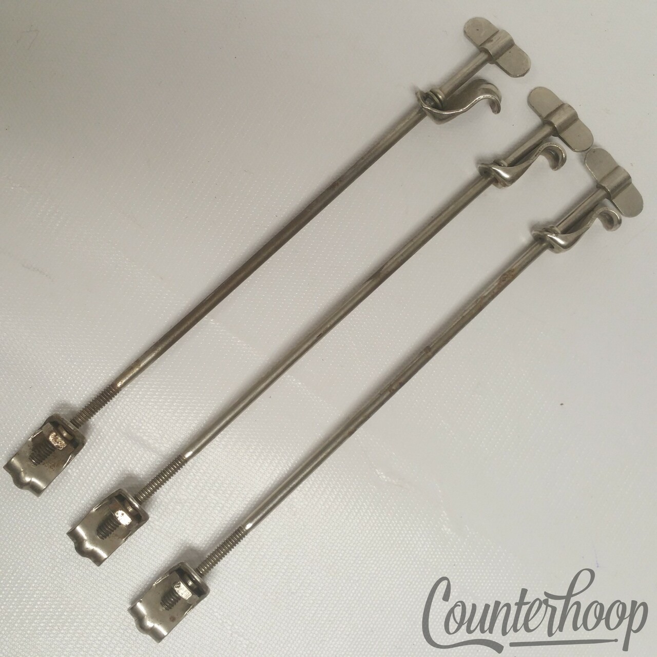 Ludwig 3x 7"Deep Snare Drum Single-Tension Thumb T-Rods+Claws Vintage 10s USA* — main photograph