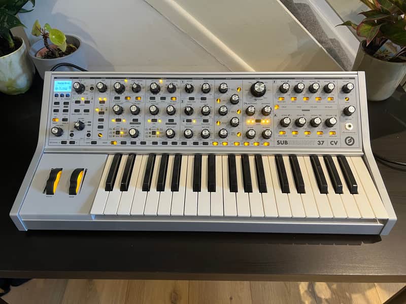 Moog Subsequent 37 CV Paraphonic Analog Synth 2010s - Gray image 1