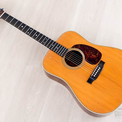 1968 Martin D-28 Vintage Dreadnought Acoustic Guitar, Brazilian Rosewood w/ Case image 14