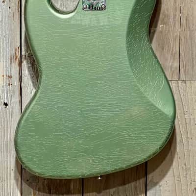 NEW Fender Custom Shop Limited Edition '60s Jazz Bass Deluxe Closet Classic - Aged Sage Green Metallic, Pro Set Up Included! Ships Fast and Free! image 11