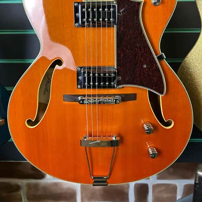Peerless Electra Orange 2007 Hollow Body Electric Guitar image 4