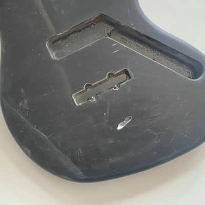 Black Basswood Jazz Bass Style Body image 13