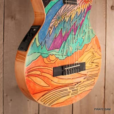 WASHBURN Festival CUSTOM ART Guitar - EACT42S Classical Thinline image 7