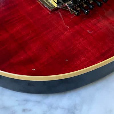 1991 Ernie Ball Music Man Eddie Van Halen EVH Axis Wolfgang Cherry Red image 4