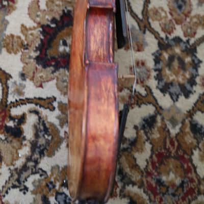 Vintage Czech Full Sized Violin with Bow and Case image 4