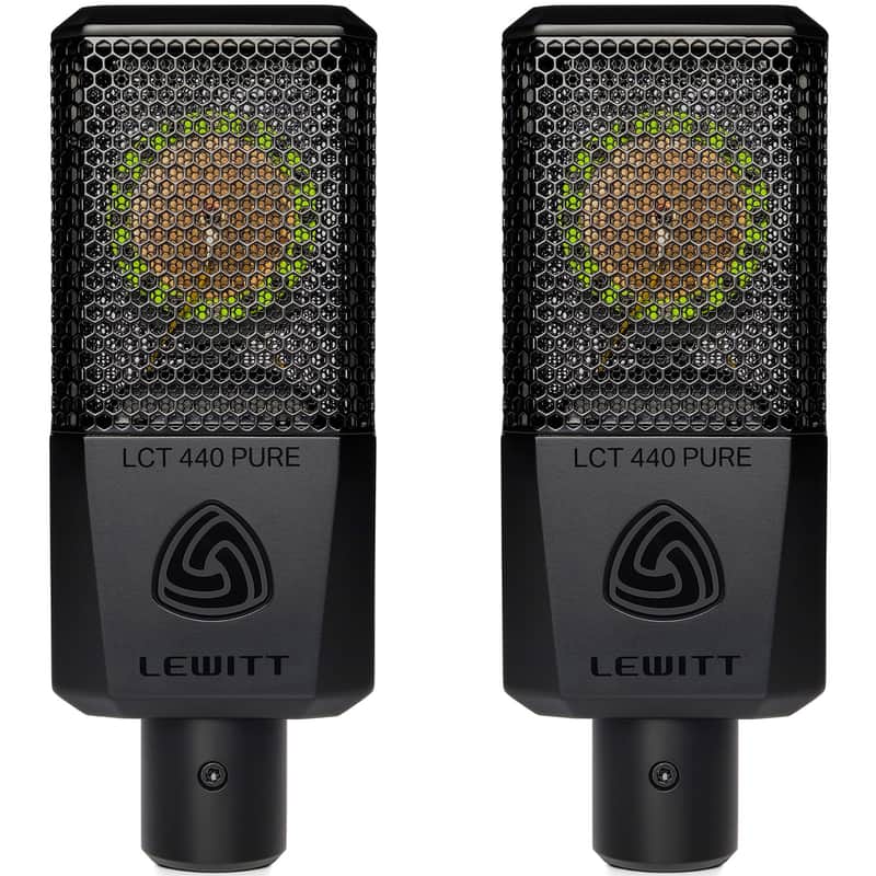 Lewitt LCT 440 PURE Large Diaphragm Condenser Microphone - Stereo Pair image 1
