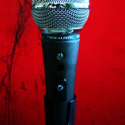 Vintage RARE Realistic Highball / Radio Shack / Shure SM58 Handheld Cardioid Dynamic Microphone Hi Z w accessories image 8