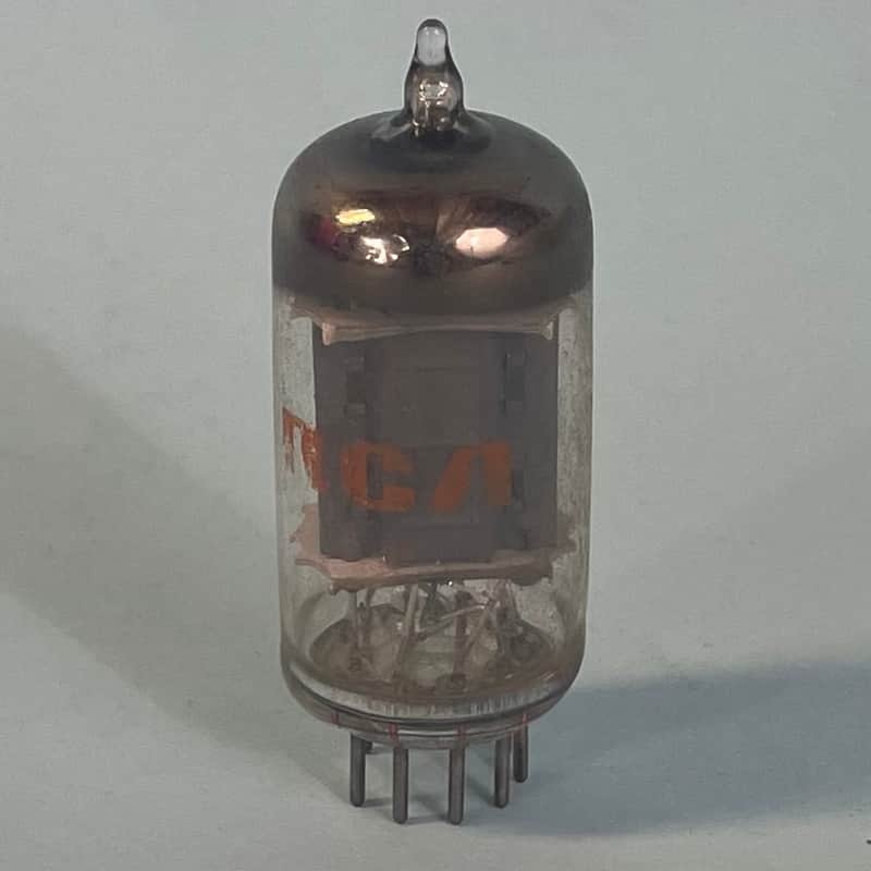 Vintage RCA 12AU7A ECC82 Long Plate Halo Getter Preamp Tube! T152 image 1