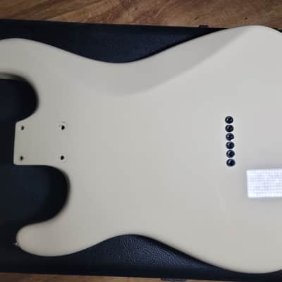 Warmoth Body Tele Strat combo White -USA made image 15