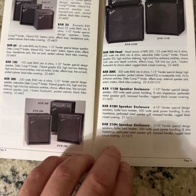 Fender Amplifiers Catalog 1995 65 deluxe reverb twin 59 Bassman 63 Vibroverb concert super pro Jr blues deluxe Deville bullet Princeton chorus performer 650 1,000 image 9