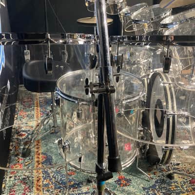 Ludwig Vistalite Octa-Plus With Matching Snare, 12-Piece Concert Tom Set With Hardware, 1970s image 9