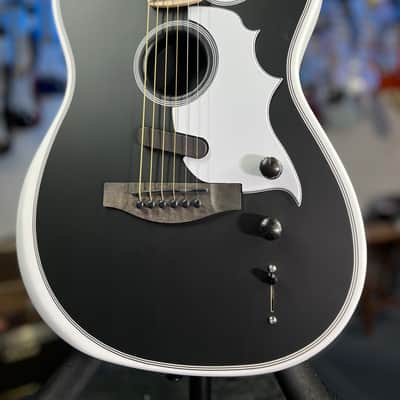 Fender Limited-edition Jack White Triplesonic Acoustasonic Telecaster - Blacktop Arctic White GET PLEK'D! 145 image 3