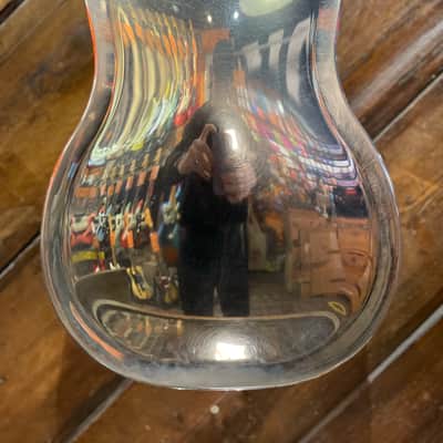 2018 National NRP Steel 12 Fret Single Cone Resonator with National Slimline Pickup image 9
