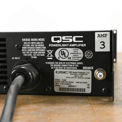 QSC PL380 Powerlight 3 Series 2-Channel Power Amplifier CG012GL image 6