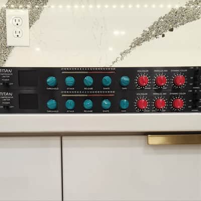 Dave Hill Designs Titan Compressor Limiter Stereo Pair 2016 - Black image 1