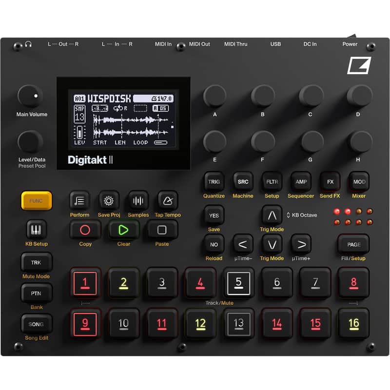 Elektron Digitakt II Sampling Drum Machine image 1