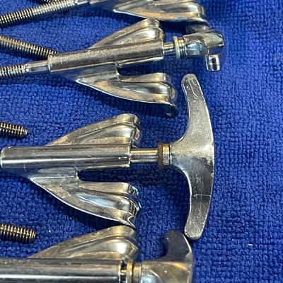 Ludwig Vintage Bass Drum Claws and T Rods w washers (10) image 2