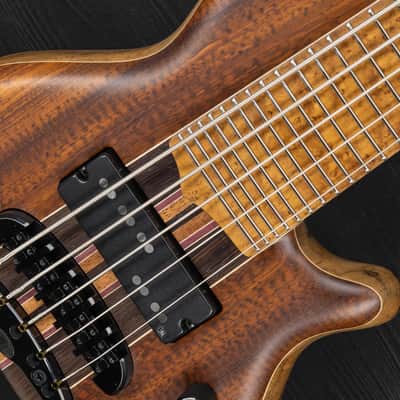 Mayones Cali 5 Mini Bass Snakewood - Trans Natural Matt image 11
