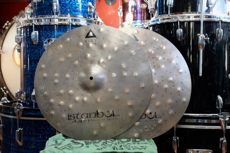 Istanbul Agop 17" Xist Dry Dark Hi-Hats 1043/1456g image 1