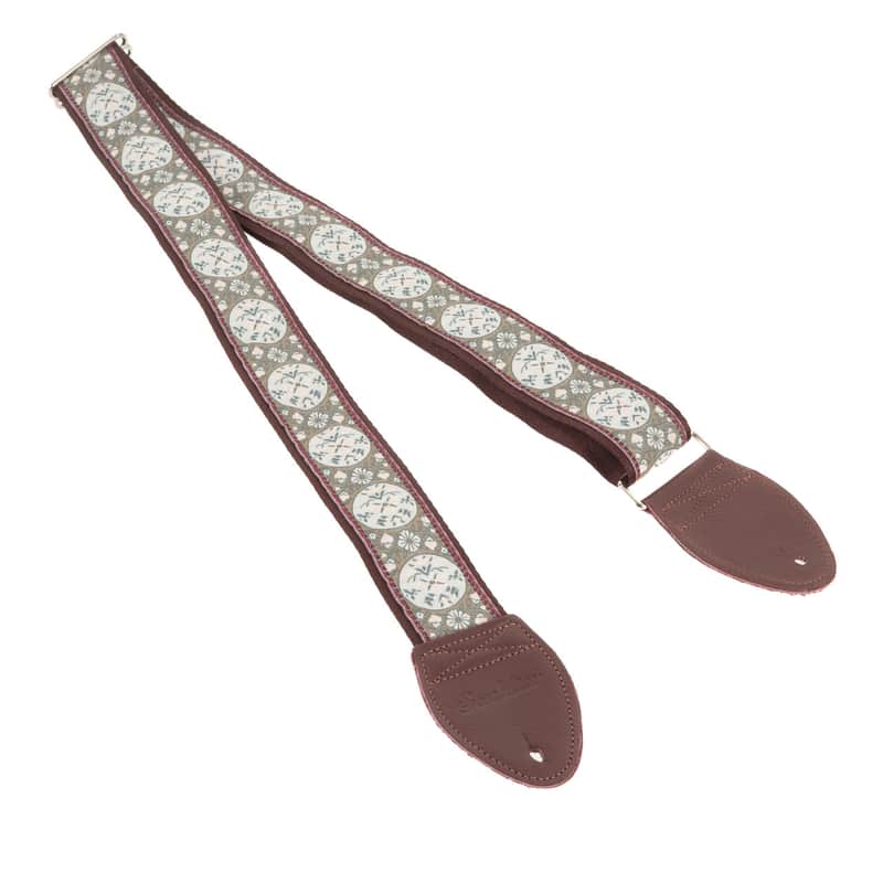 Souldier 2" Guitar Strap - "Medallion" Maroon image 1
