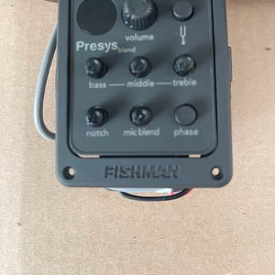 Fishman 301 Acoustic Guitar Mic Blend Dual Preamp fishman EQ Tuner Piezo Pic image 4