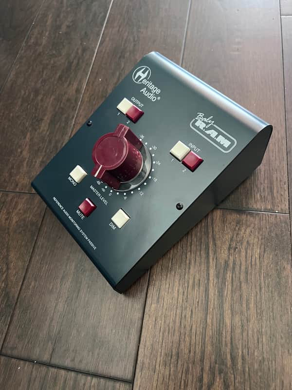 Heritage Audio Baby RAM Passive Desktop Monitor Controller 2020 - 2021 - RAF Blue Grey