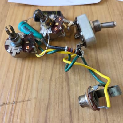 Vintage 1958 Danelectro Wiring Harness! 1 MEG CTS Pots, Switch, Jack! image 2